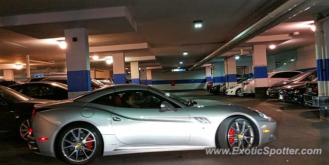 Ferrari California spotted in TORONTO, Canada