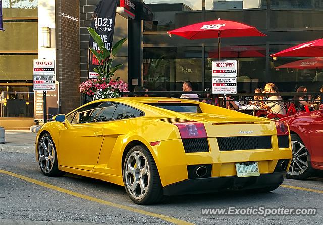 Lamborghini Gallardo spotted in Toronto, Canada