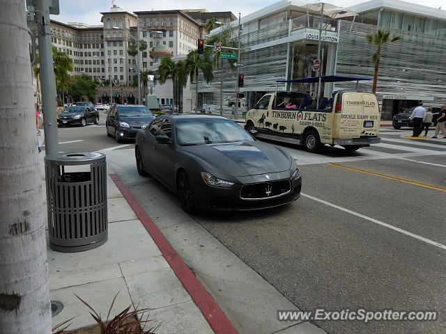 Maserati Ghibli spotted in Beverly Hills, California