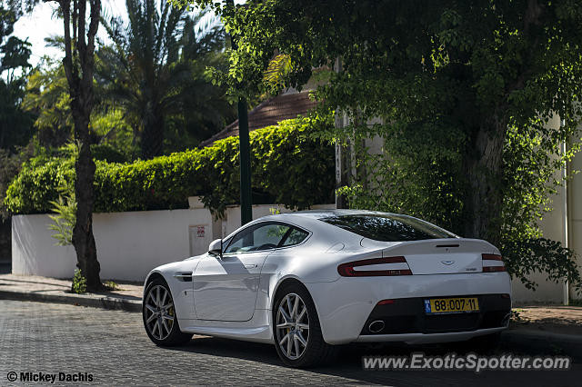 Aston Martin Vantage spotted in Tel Aviv, Israel