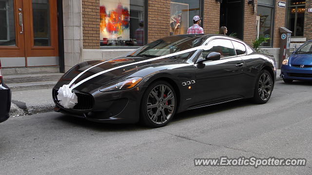 Maserati GranTurismo spotted in Québec, Canada