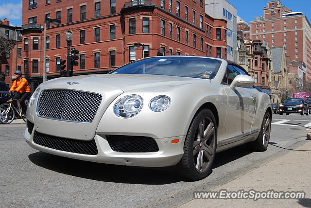 Bentley Continental spotted in Boston, Massachusetts