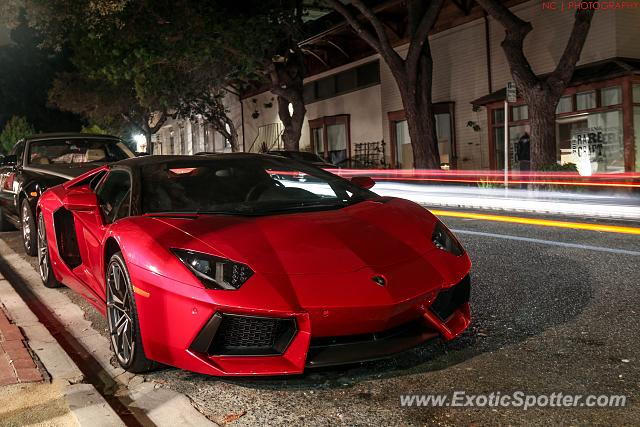 Lamborghini Aventador spotted in Carmel, California