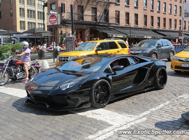 Lamborghini Aventador spotted in NYC, New York