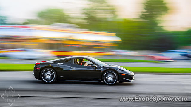 Ferrari 458 Italia spotted in Birmingham, Michigan