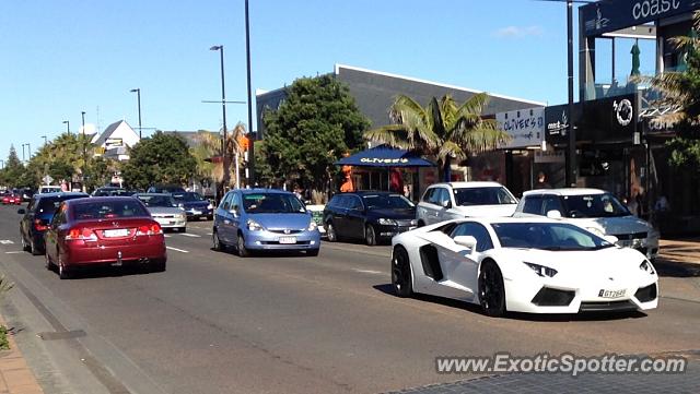 Lamborghini Aventador spotted in Orewa, Auckland, New Zealand