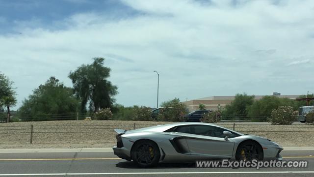 Lamborghini Aventador spotted in Phoenix, Arizona