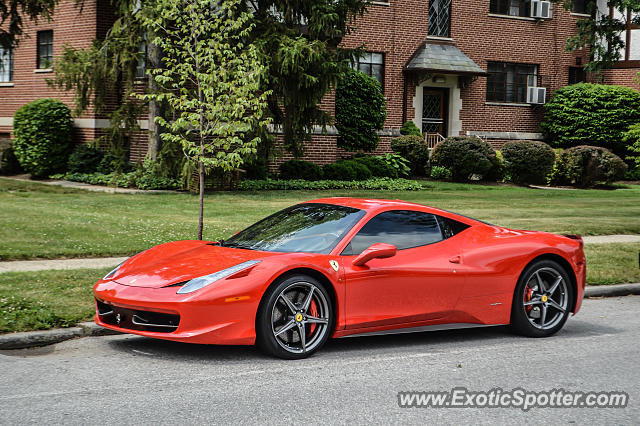 Ferrari 458 Italia spotted in Cincinnati, Ohio