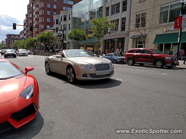 Bentley Continental spotted in Boston, Massachusetts