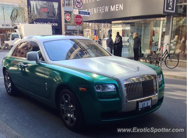 Rolls-Royce Ghost spotted in Toronto, Canada