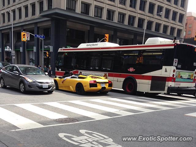 Lamborghini Murcielago spotted in Toronto, Canada