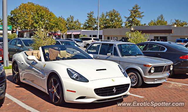 Ferrari California spotted in Malibu, California