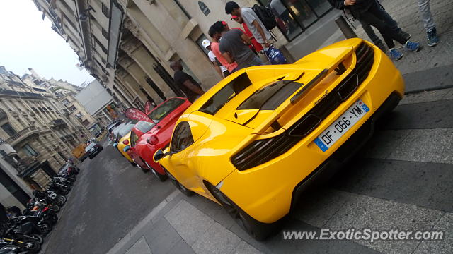 Mclaren MP4-12C spotted in Paris, France