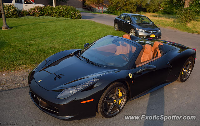 Ferrari 458 Italia spotted in Canandaigua, New York