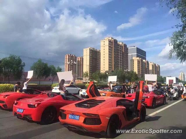 Lamborghini Aventador spotted in Harbin, China