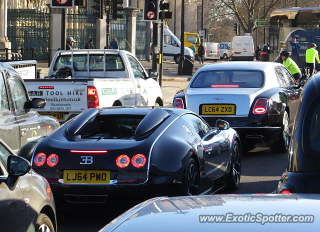 Bugatti Veyron spotted in London, United Kingdom