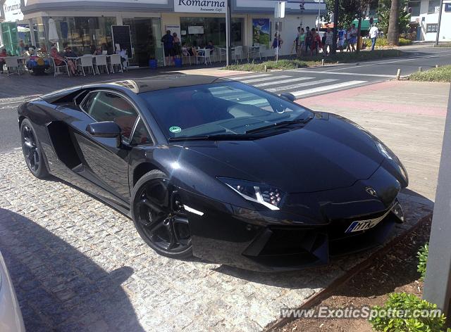 Lamborghini Aventador spotted in Vilamoura, Portugal