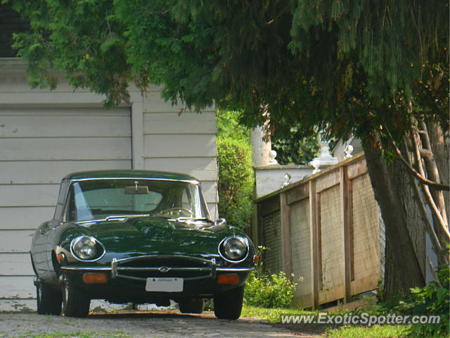 Jaguar E-Type spotted in London, Ontario, Canada