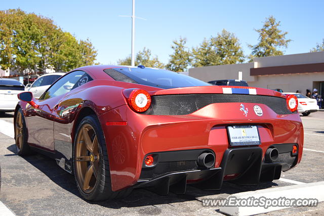 Ferrari 458 Italia spotted in Malibu, California