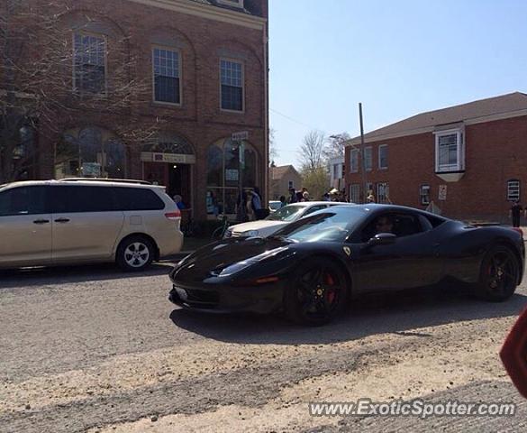 Ferrari 458 Italia spotted in Notl, Canada