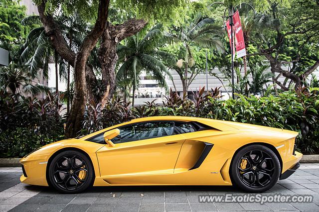 Lamborghini Aventador spotted in Singapore, Singapore