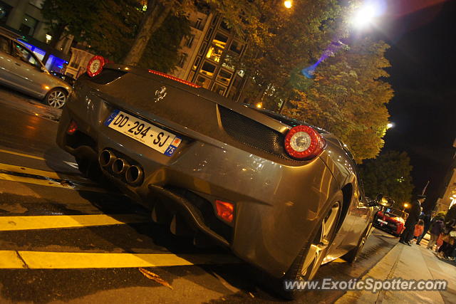 Ferrari 458 Italia spotted in Paris, France