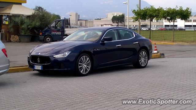 Maserati Ghibli spotted in Bergamo, Italy