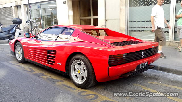 Ferrari Testarossa spotted in Paris, France