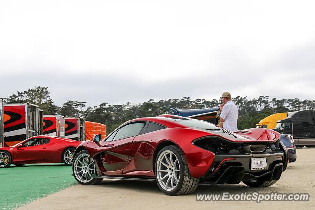 Mclaren P1 spotted in Pebble Beach, California