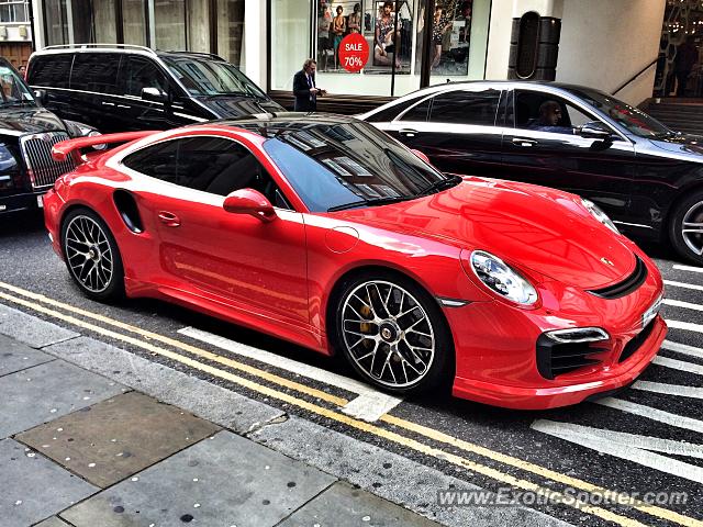 Porsche 911 Turbo spotted in London, United Kingdom