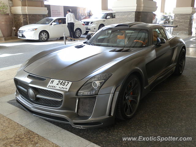 Mercedes SLS AMG spotted in Dubai, United Arab Emirates