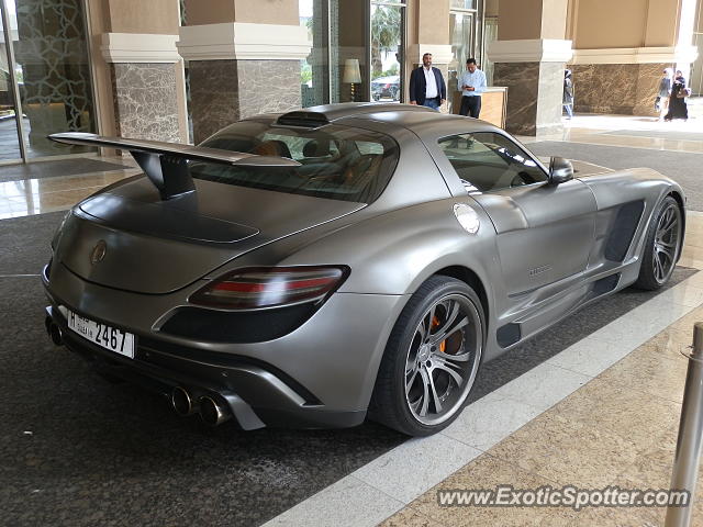 Mercedes SLS AMG spotted in Dubai, United Arab Emirates