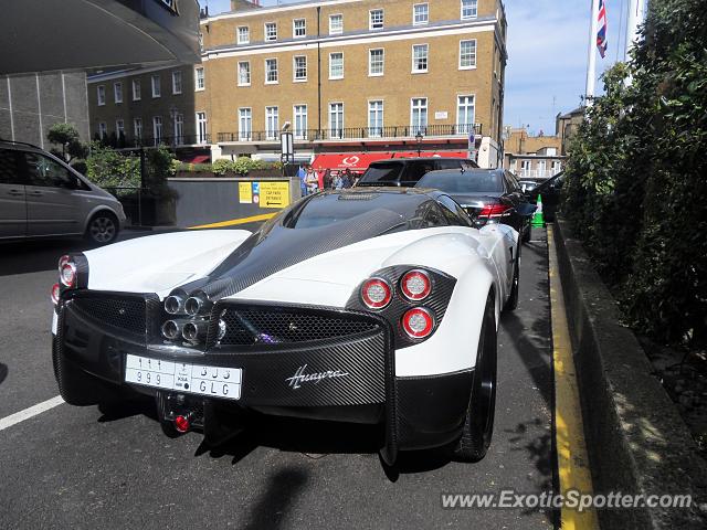 Pagani Huayra spotted in London, United Kingdom