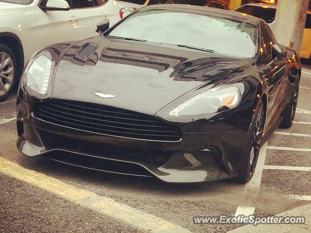 Aston Martin Vanquish spotted in Montreal, Canada