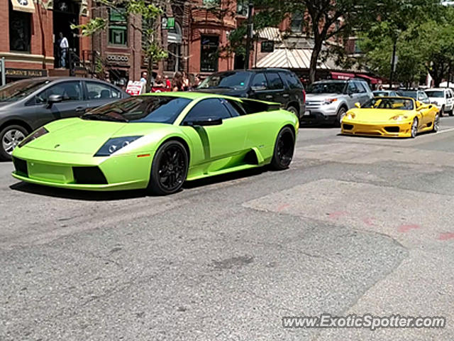 Lamborghini Murcielago spotted in Boston, Massachusetts