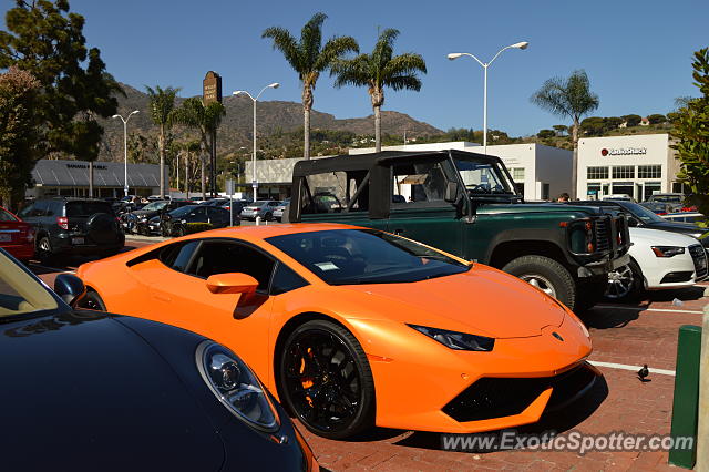 Lamborghini Huracan spotted in Malibu, California