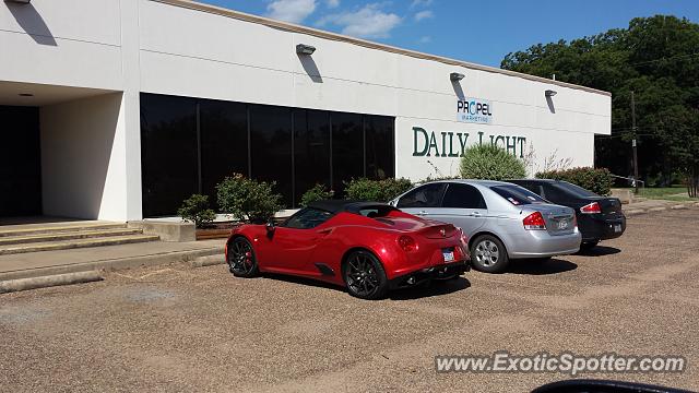 Alfa Romeo 4C spotted in Waxahachie, Texas