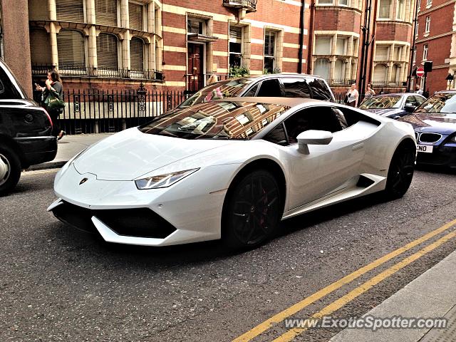 Lamborghini Huracan spotted in London, United Kingdom