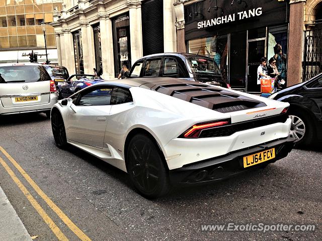 Lamborghini Huracan spotted in London, United Kingdom