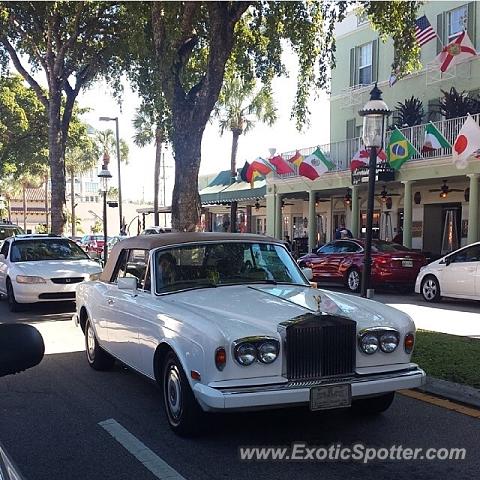 Rolls-Royce Corniche spotted in Fort Lauderdale, Florida
