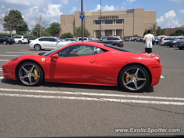 Ferrari 458 Italia spotted in Freehold, New Jersey