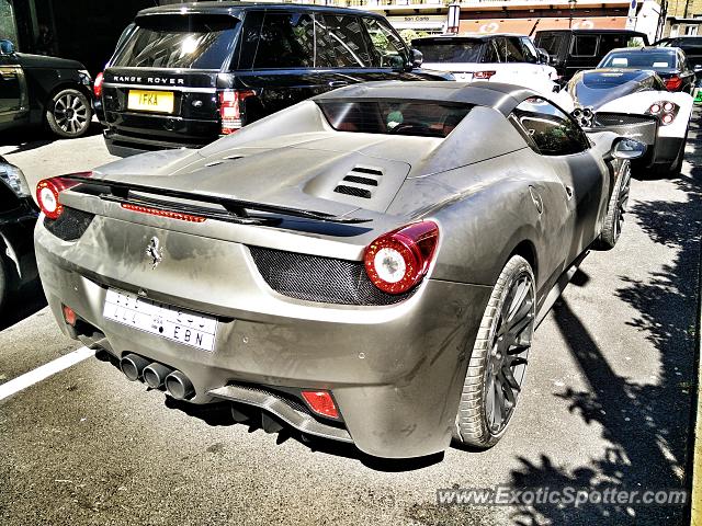 Ferrari 458 Italia spotted in London, United Kingdom