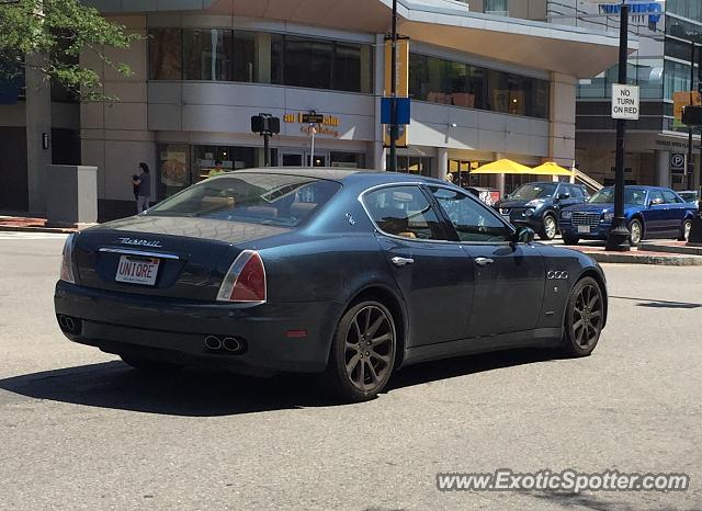 Maserati Quattroporte spotted in Boston, Massachusetts