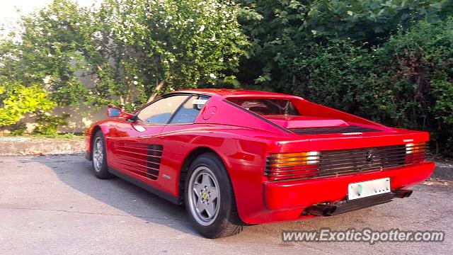 Ferrari Testarossa spotted in Padova, Italy