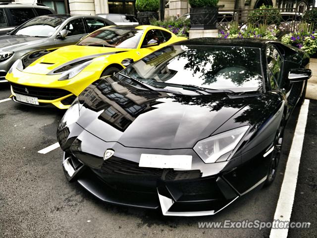 Lamborghini Aventador spotted in London, United Kingdom