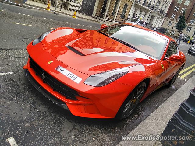 Ferrari F12 spotted in London, United Kingdom