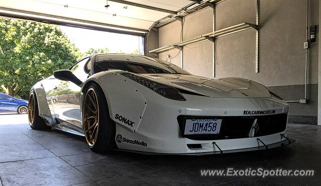 Ferrari 458 Italia spotted in Toronto, Canada