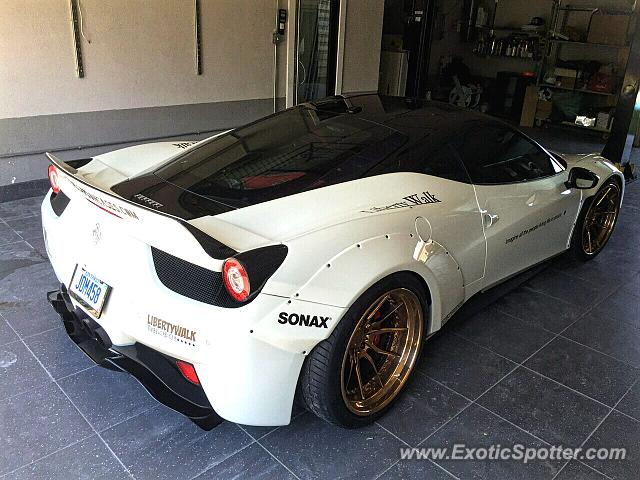 Ferrari 458 Italia spotted in Toronto, Canada