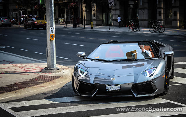 Lamborghini Aventador spotted in Toronto, Canada