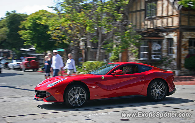 Ferrari F12 spotted in Carmel, California